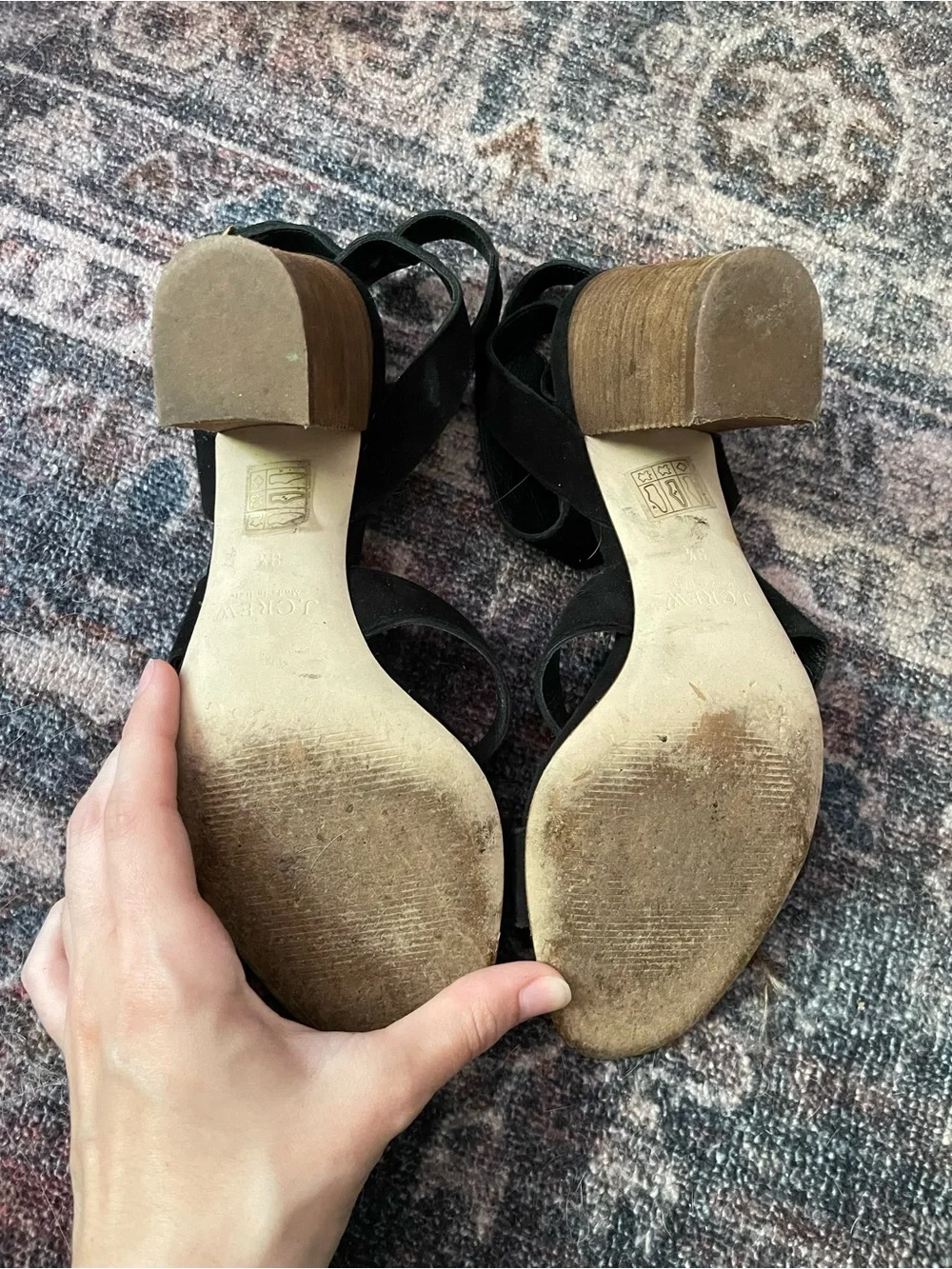 Jcrew womens gladiator pumps in suede